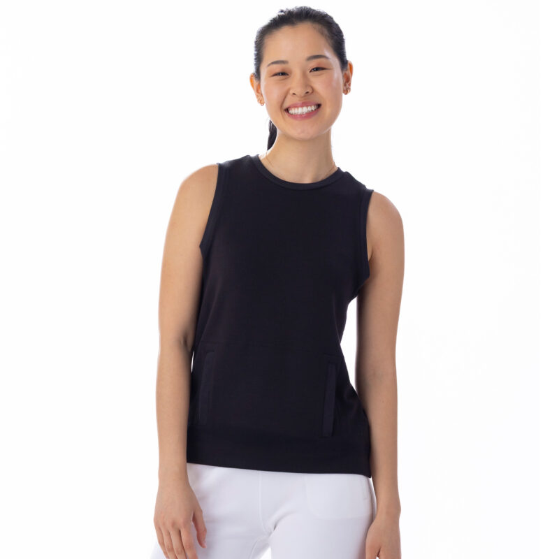 Bliss Knit Kanga Sleeveless Onyx