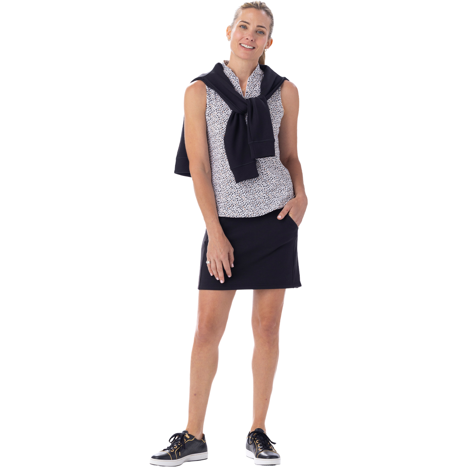 Bliss Knit Skort Onyx - Image 4