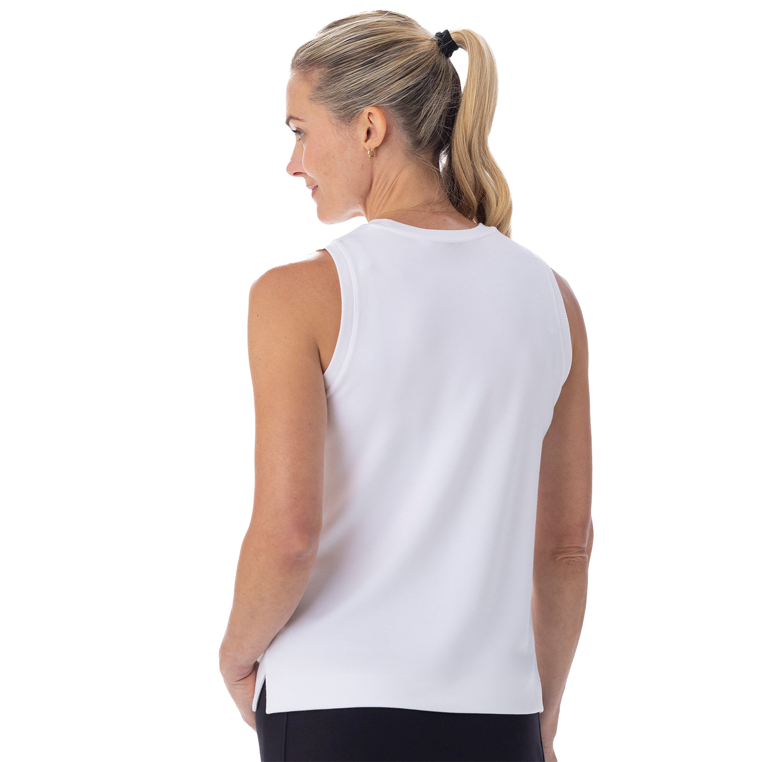 Bliss Knit Kanga Sleeveless Chalk - Image 3