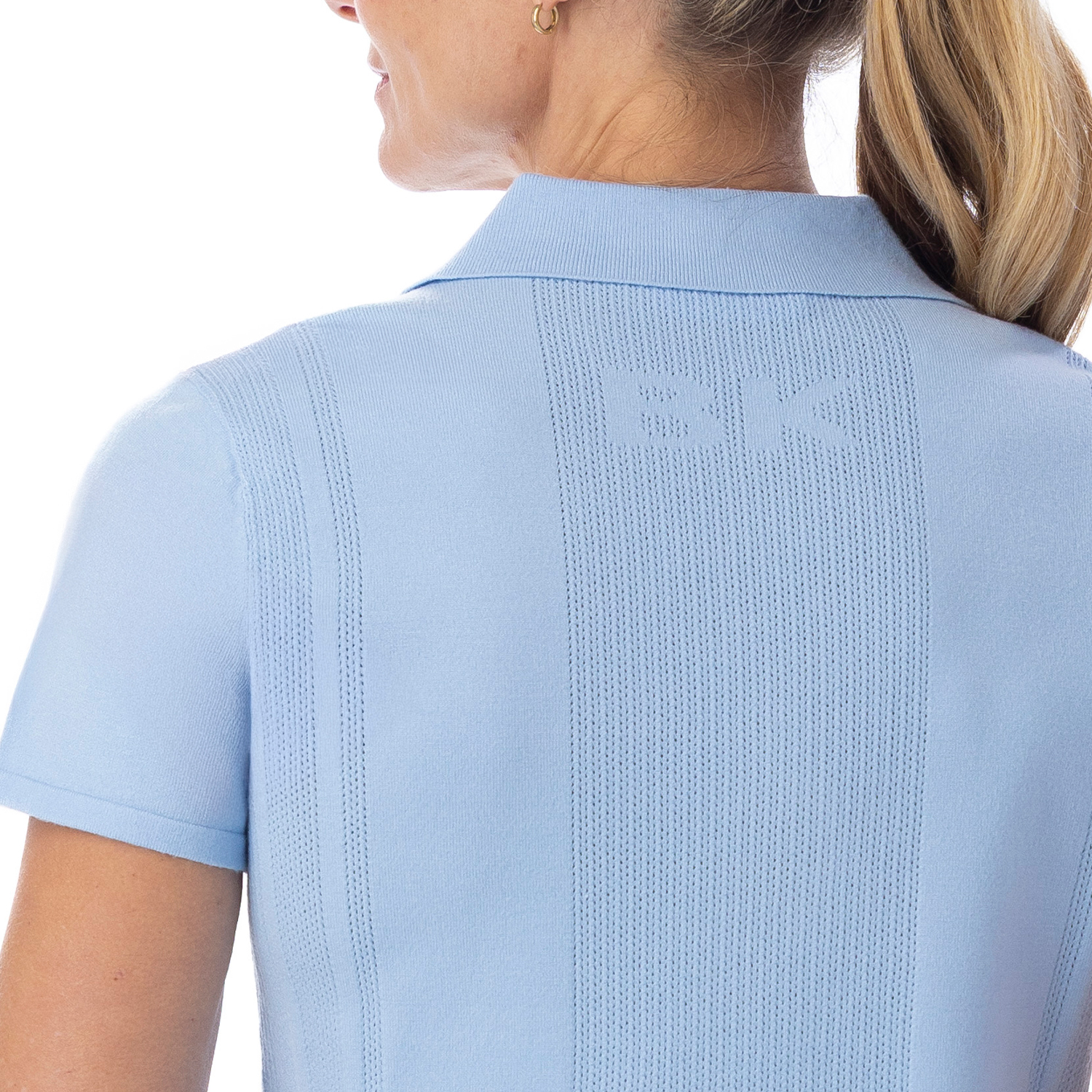 Pointelle Sweater Cloud Blue - Image 4
