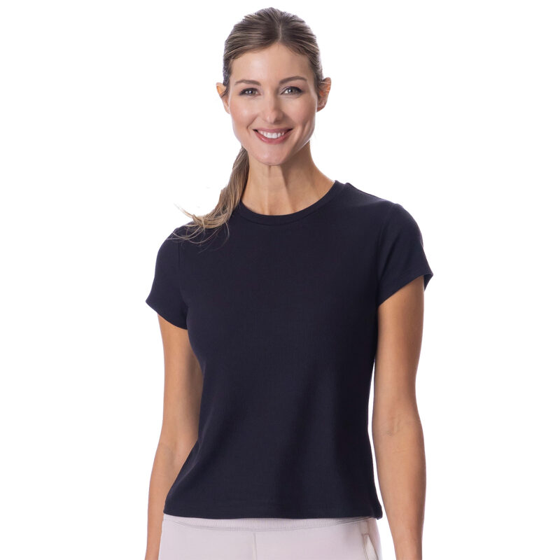 Sueded Transit Tee Black