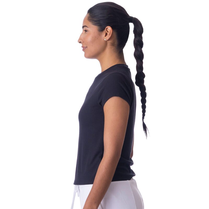 Sueded Transit Tee Black
