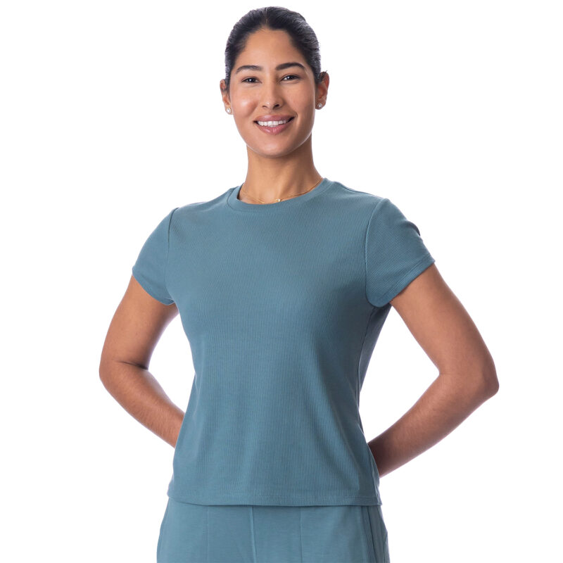 Sueded Transit Tee Silver Pine