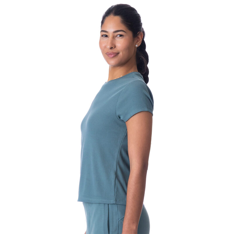 Sueded Transit Tee Silver Pine