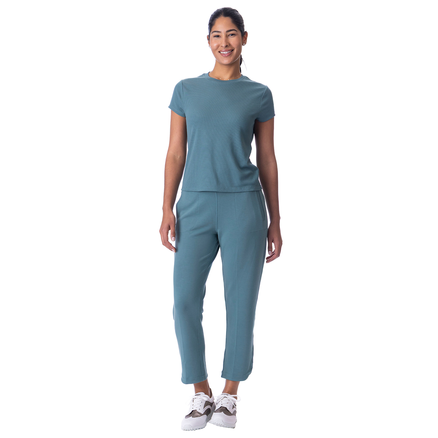 Sueded Transit Tee Silver Pine - Image 4