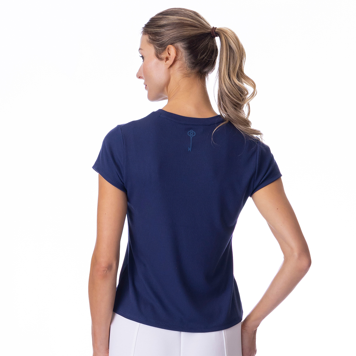 Sueded Transit Tee Navy - Image 3