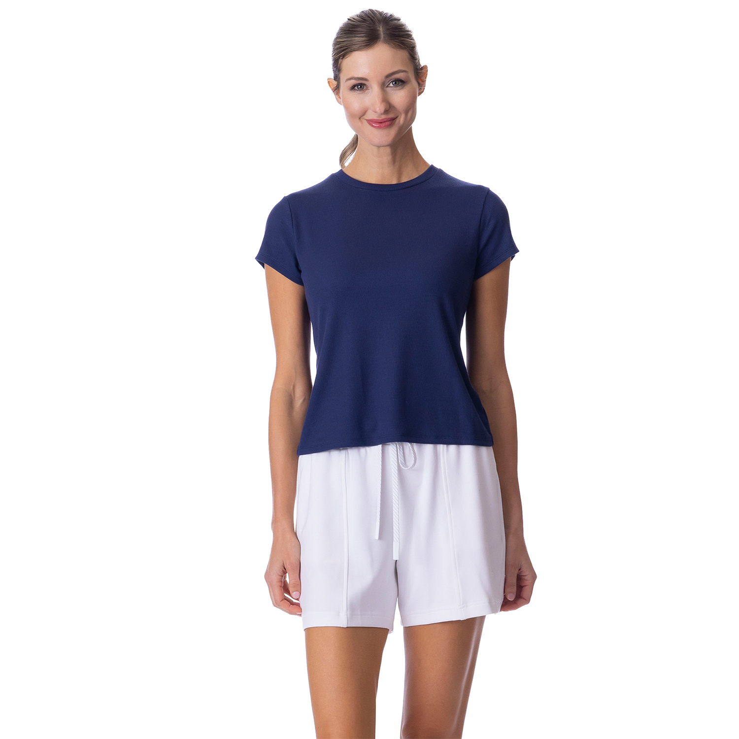 Sueded Transit Tee Navy - Image 4