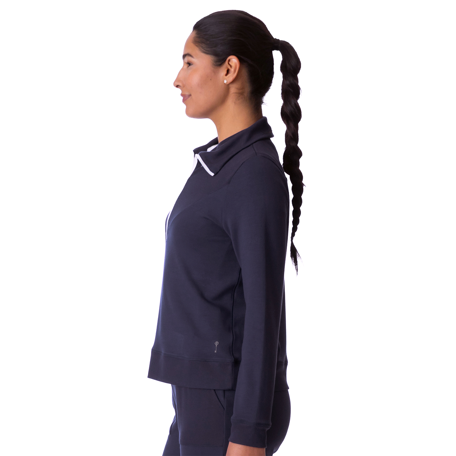Sueded Sundays Quarter Zip Black - Image 2