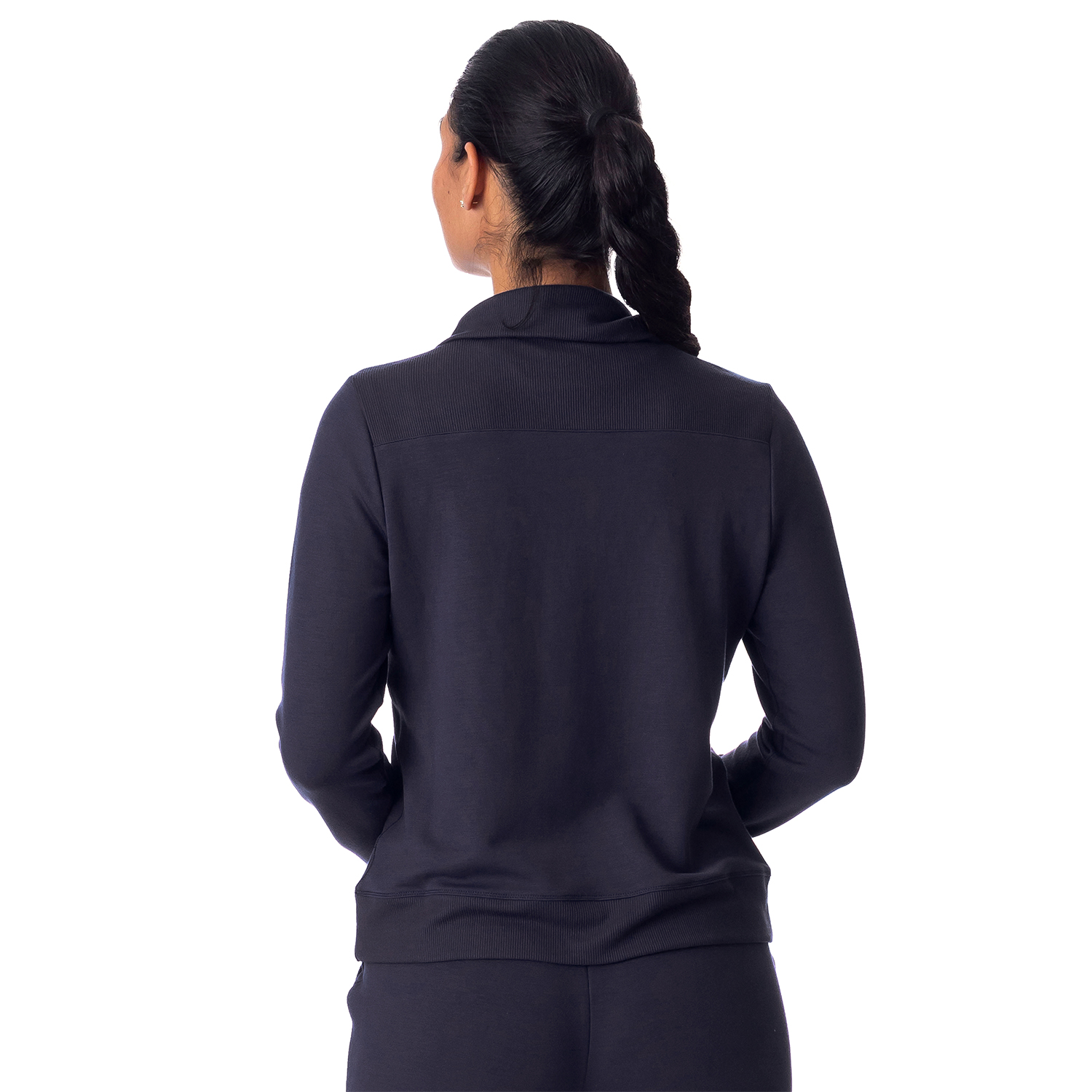 Sueded Sundays Quarter Zip Black - Image 3