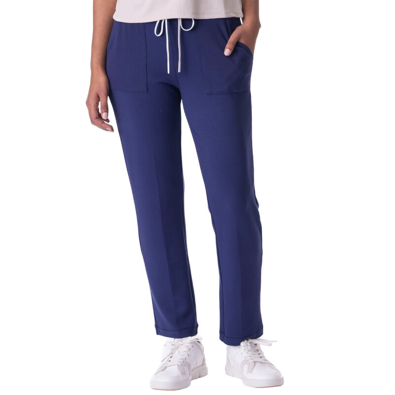 Sueded Sundays Crop Pant Navy