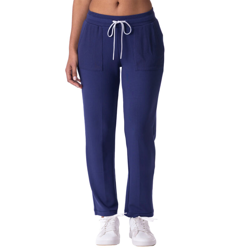 Sueded Sundays Crop Pant Navy