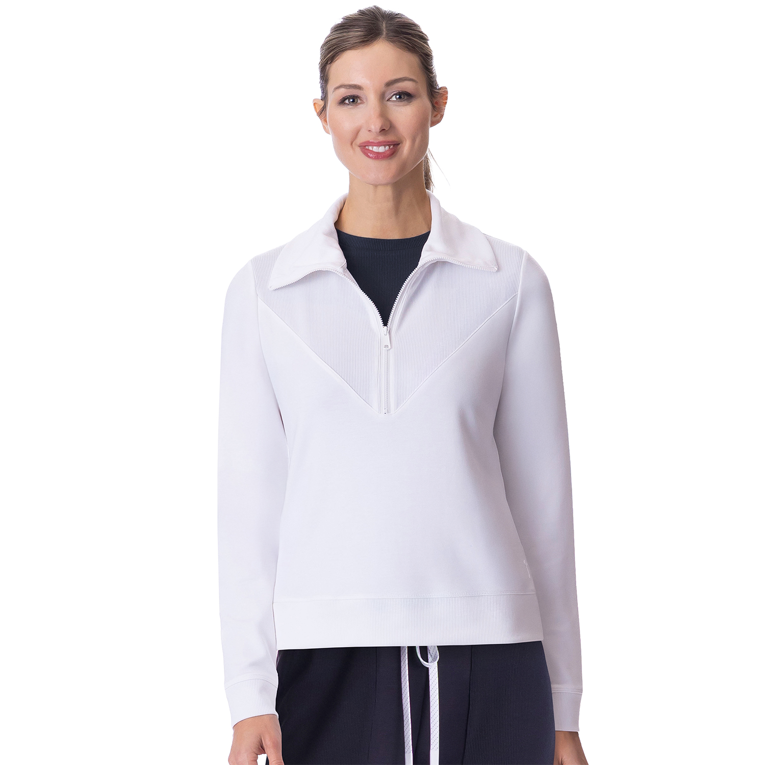 Sundays Quarter Zip Chalk